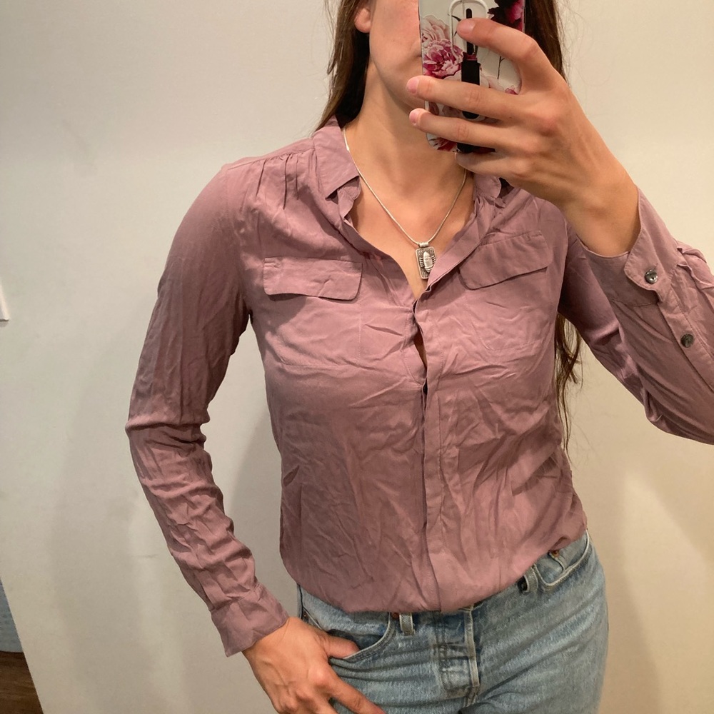 Loft shirt button down blouse